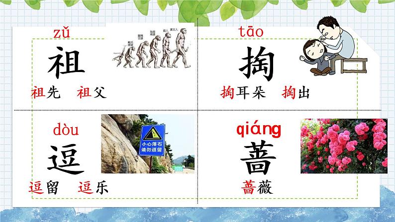 新部编版小学语文二年级下册:祖先的摇篮课件第6页