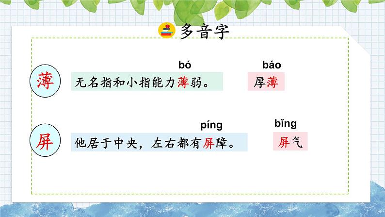 新部编版小学语文五年级下册课件:手指第6页