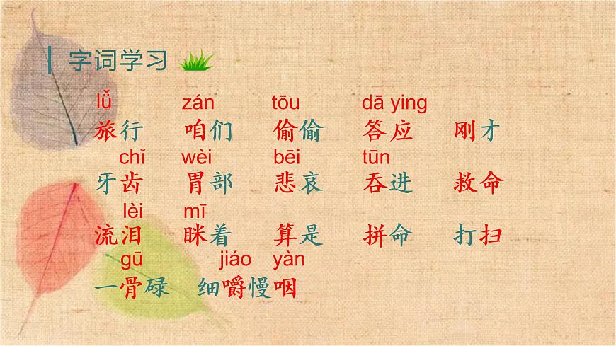 部編版語文三年級(jí)上冊(cè) 10.在牛肚子里旅行 課件第6頁