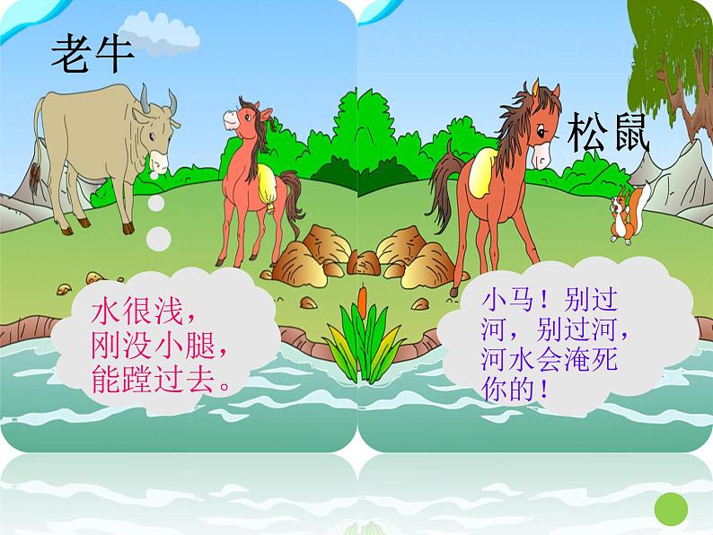部编版二年级语文下册--14.小马过河(课件)第3页