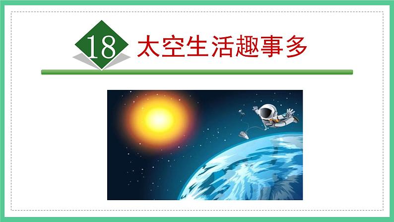 第18课《太空生活趣事多》(课件)部编版语文二年级下册第1页