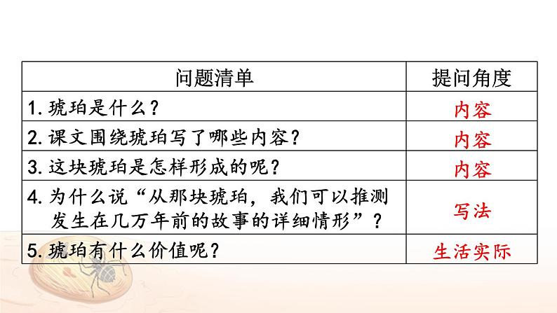 【人教部编版】四下语文 5 琥珀 (课件+教案)06