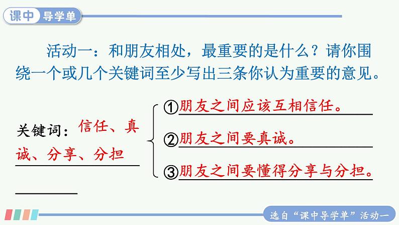 口语交际:朋友相处的秘诀 第5页