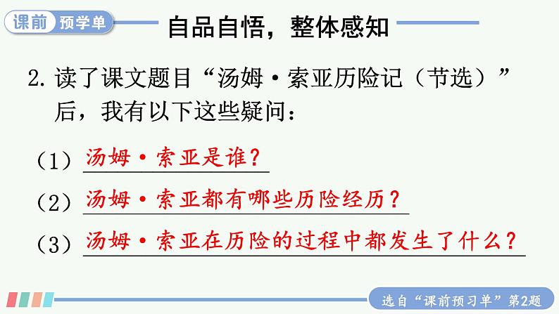 7 汤姆·索亚历险记(节选) 第4页