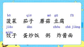 小学语文人教部编版 (五四制)二年级下册识字4 中国美食精品ppt课件