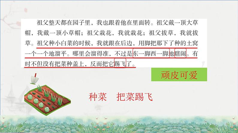 2.祖父的园子 第二课时第5页