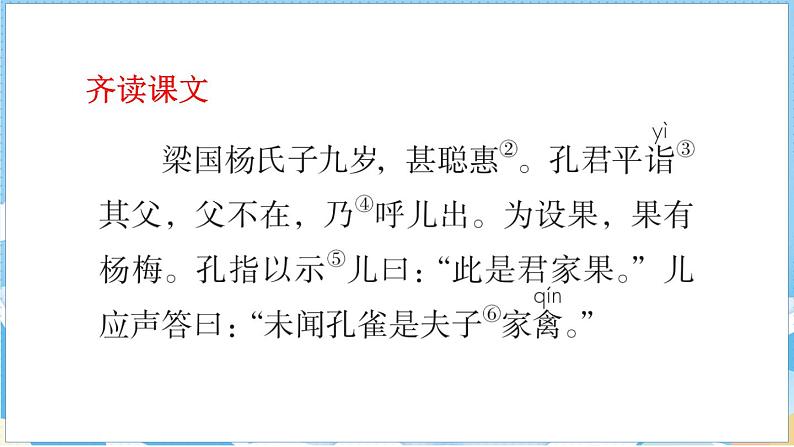 21.杨氏之子 第二课时第3页