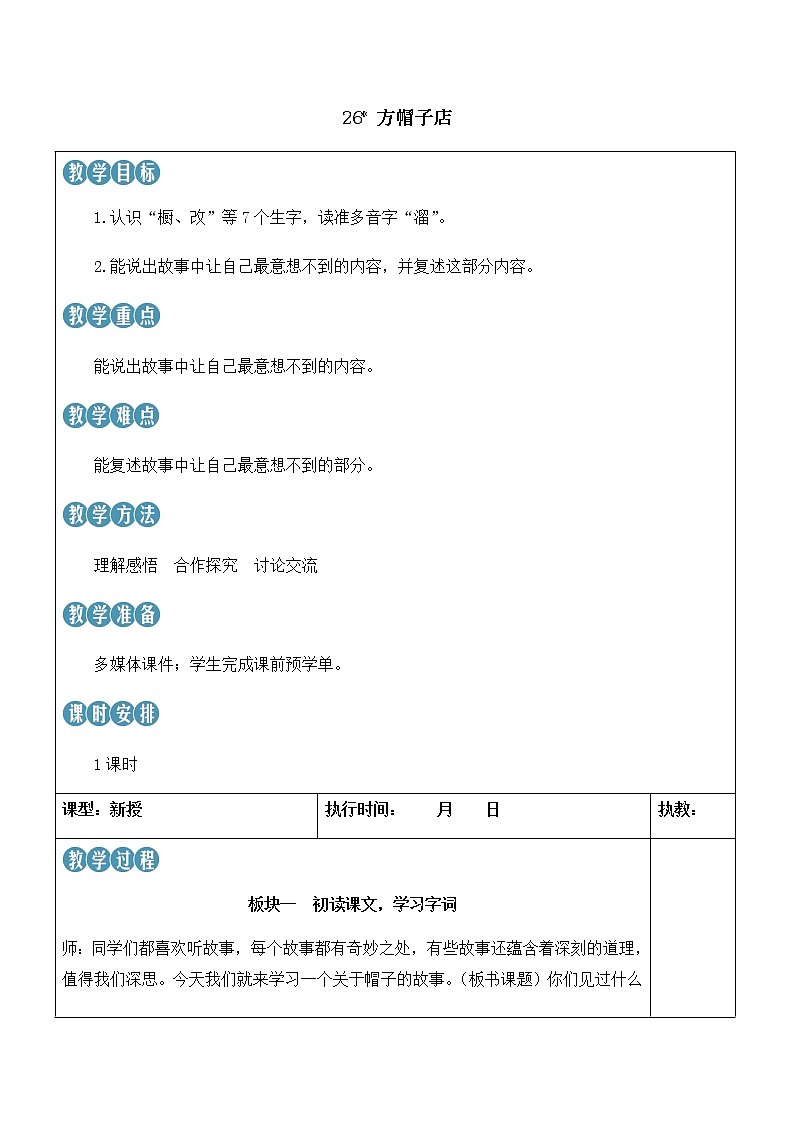26 方帽子店第1页
