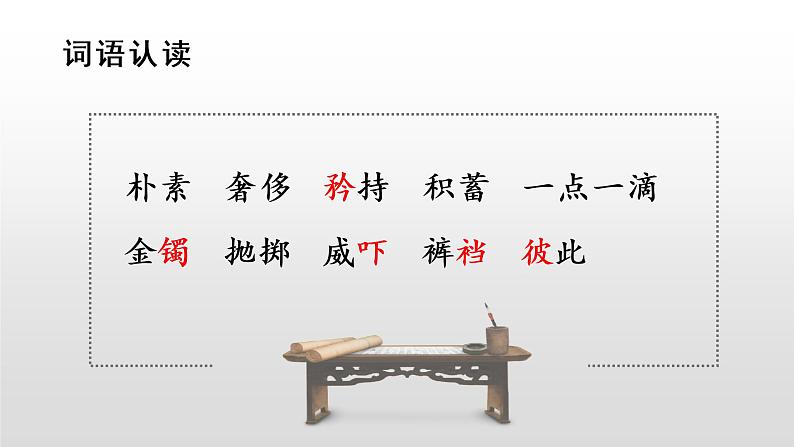 部编版五年级下册语文(教学课件)12 清贫第5页
