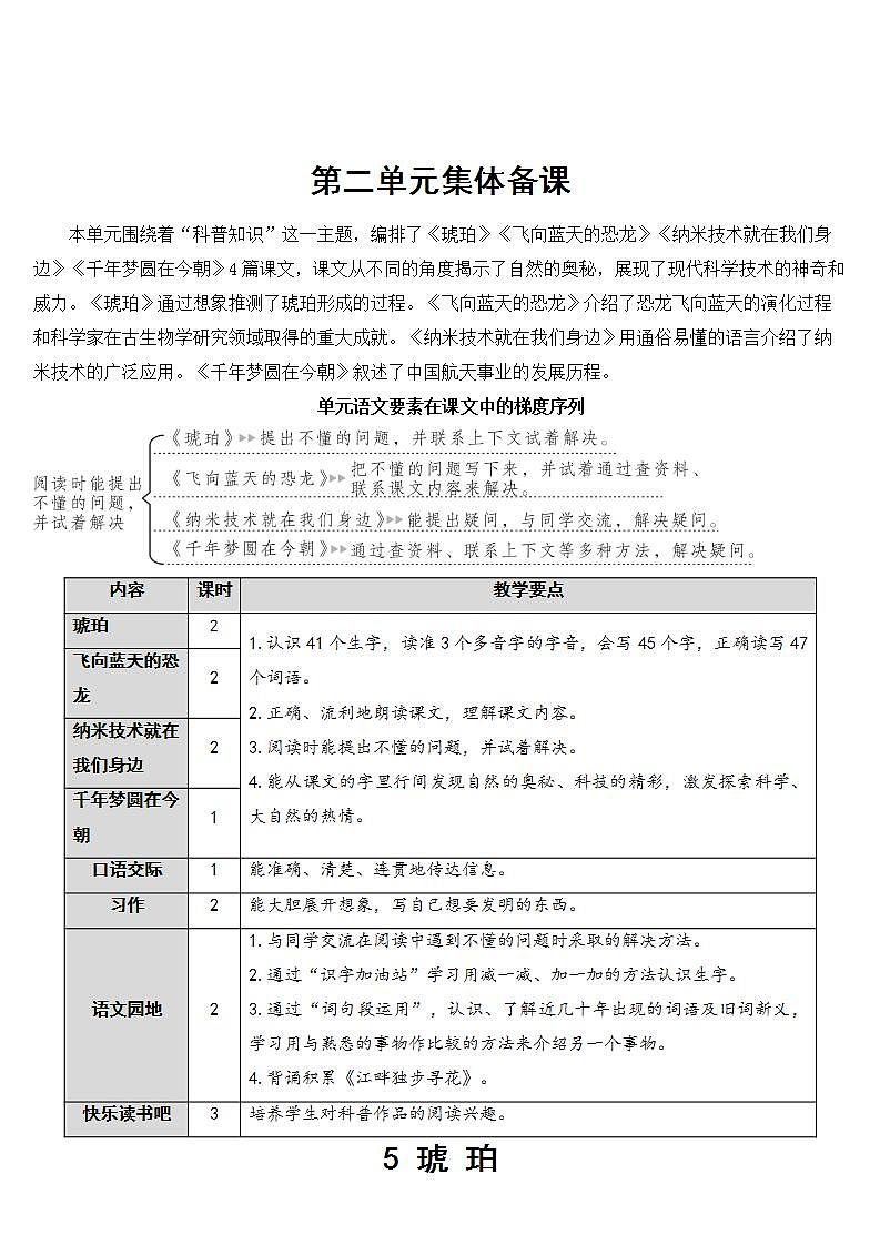 5 琥珀 课件+教案01