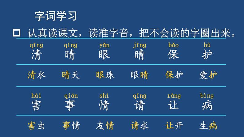 部编版一年级语文下册--识字3 小青蛙(课件)第5页