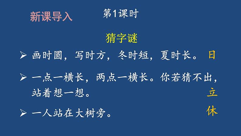 部编版一年级语文下册--识字4 猜字谜(课件)第2页