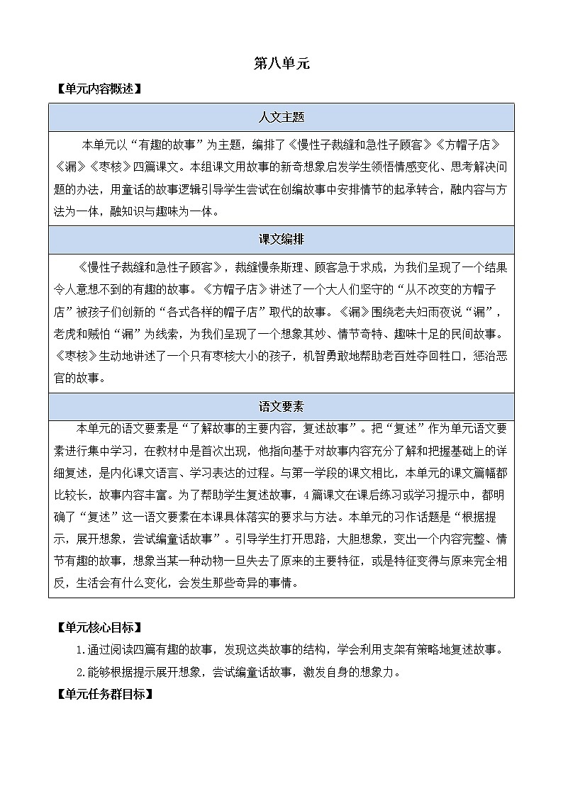 25 慢性子裁缝和急性子顾客 优质教案第1页