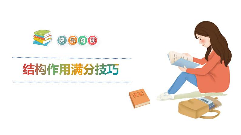 【暑假拔尖】小学高年级语文阅读理解课件:第1讲 结构作用满分技巧(统编版)01