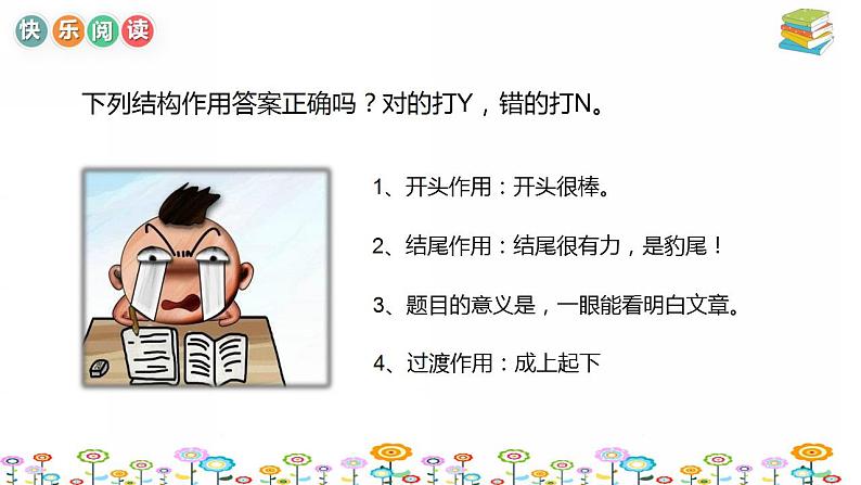 【暑假拔尖】小学高年级语文阅读理解课件:第1讲 结构作用满分技巧(统编版)03