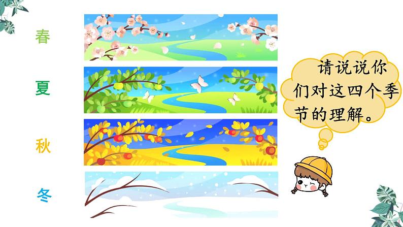 部编版一年级语文下册课件 第一单元 识字1 春夏秋冬第3页