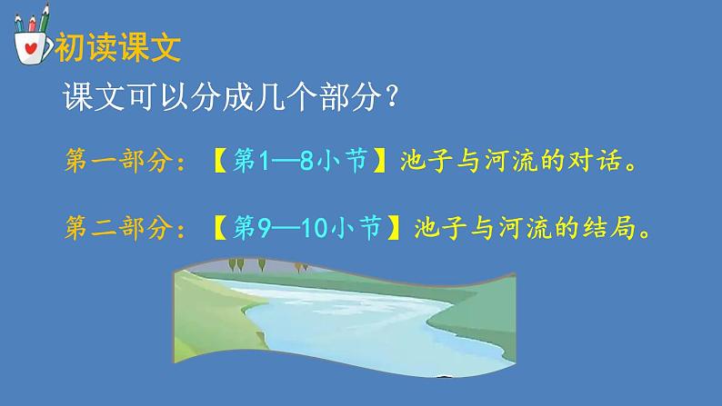 部编版三年级语文下册--8 池子与河流(课件1)06
