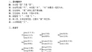 第一单元知识清单