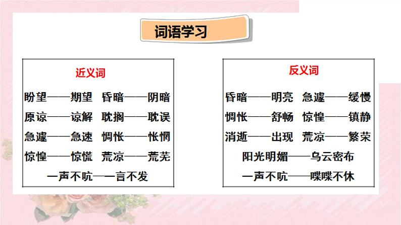 人教部编版语文六年级下册 第三单元 9 那个星期天 课件06