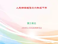 人教部编版语文六年级下册 第三单元 习作例文 阳光的两种用法 课件