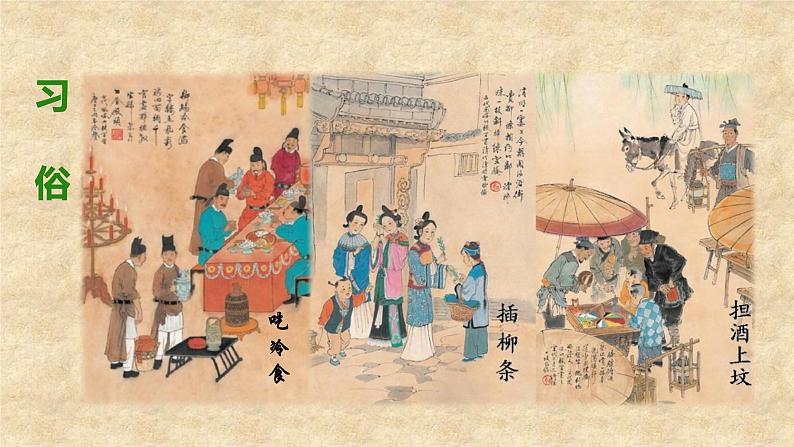 人教部编版语文六年级下册 第一单元3 古诗三首 寒食 课件06