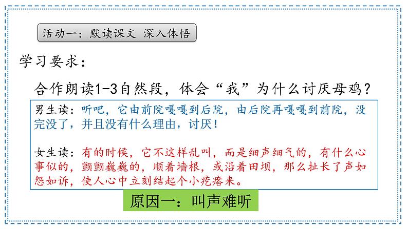 第14课《母鸡》第二课时 课件-2022-2023学年语文四年级下册(部编版)第3页