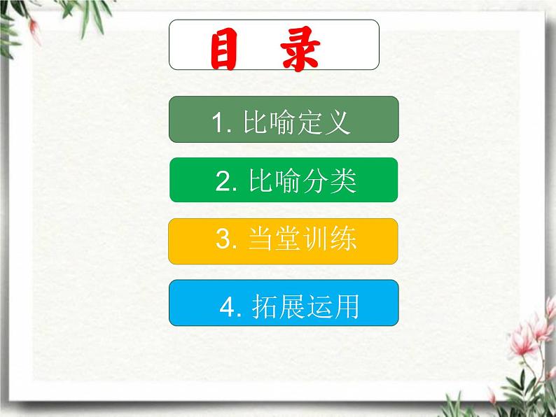 修辞手法 比喻 阅读与写作技巧提升 (课件)部编版语文三年级下册02