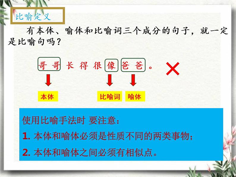 修辞手法 比喻 阅读与写作技巧提升 (课件)部编版语文三年级下册06