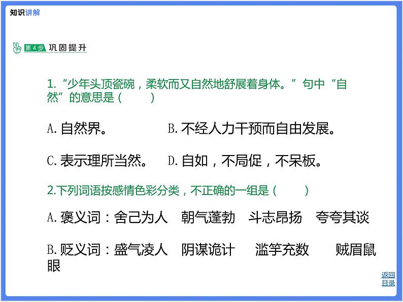 【精品课件】部编版 小升初 专题讲解:词语的运用07