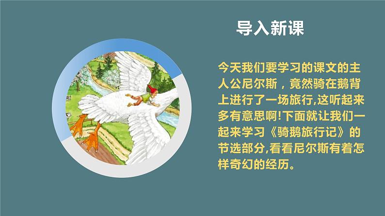 2023年春六年级语文部编版《骑鹅旅行记》(节选)课件PPT第2页