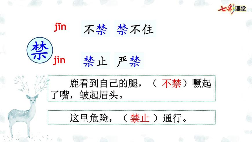 部編版小學(xué)語(yǔ)文三年級(jí)下冊(cè) 7鹿角和鹿腿課件PPT第7頁(yè)