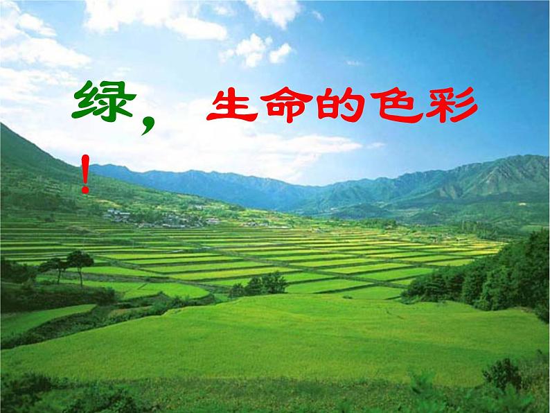 部编版四年级语文下册--10.绿(课件)02