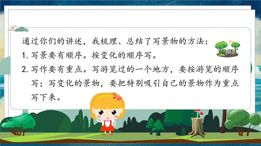 《習(xí)作例文：頤和園、七月的天山》課件第7頁