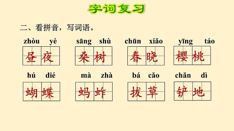 2023统编版 五年级语文下册 期末复习全套(字词+句子+课文理解)PPT课件04