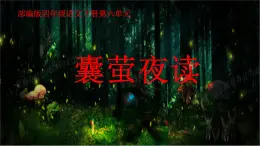 语文部编版4年级下册18课 文言文二则 囊萤夜读13课件PPT