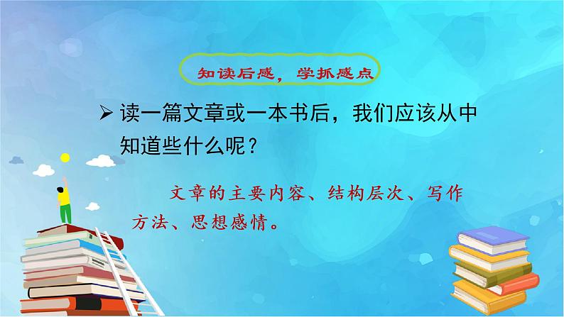 部编五下语文习作二 写读后感教学课件04