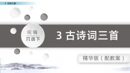 部编版六年级语文下册3 古诗三首《寒食》课件