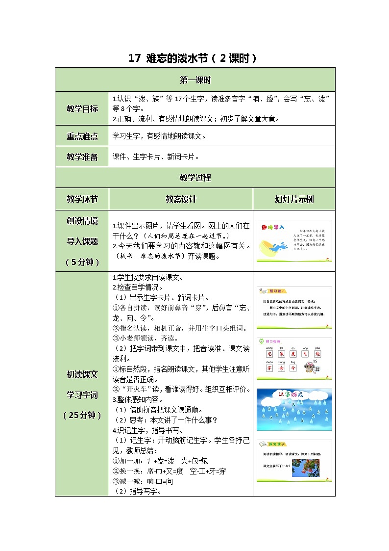17 难忘的泼水节第1页