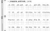 （2023春）人教版（五四制）小学语文（四下）- 第八单元检测题（无答案）