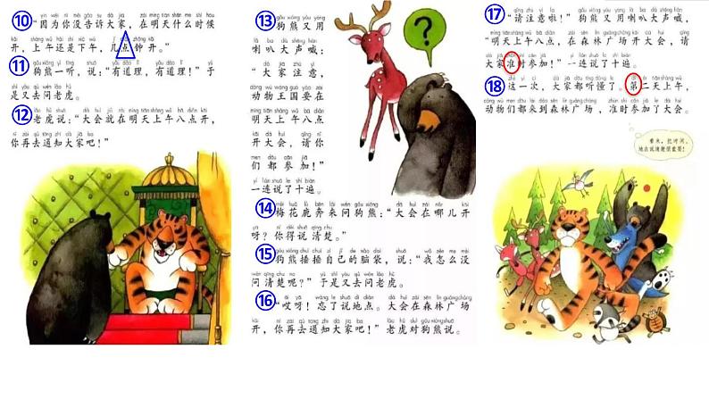 部编版一年级语文下册--17.动物王国开大会(优质课件)第4页