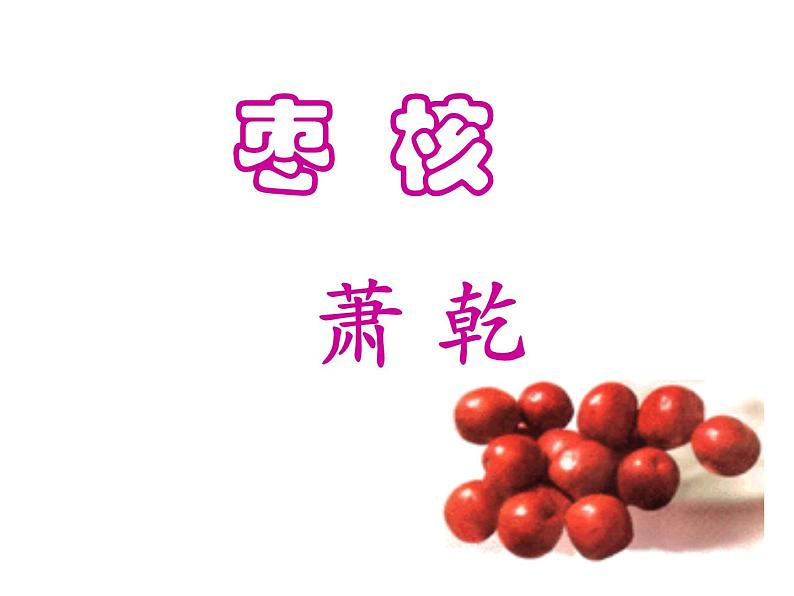 部编版三年级语文下册--28.枣核(课件)1第3页