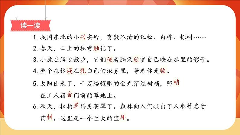 20《美丽的小兴安岭》第1课时 课件+教案+导学案设计04