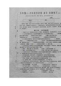 江苏省泰州市兴化市2022-2023学年五年级下学期期中自测练习语文试卷