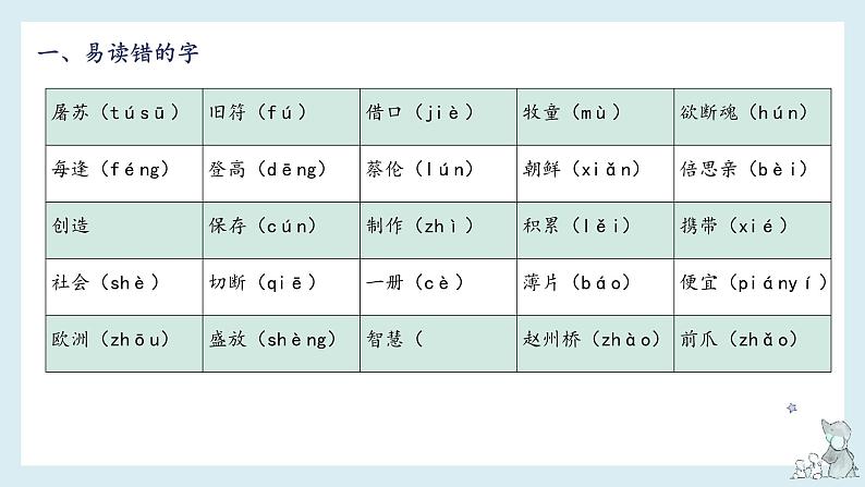 第三单元-2022-2023学年三年级语文下册期末复习单元知识梳理课件(部编版)03
