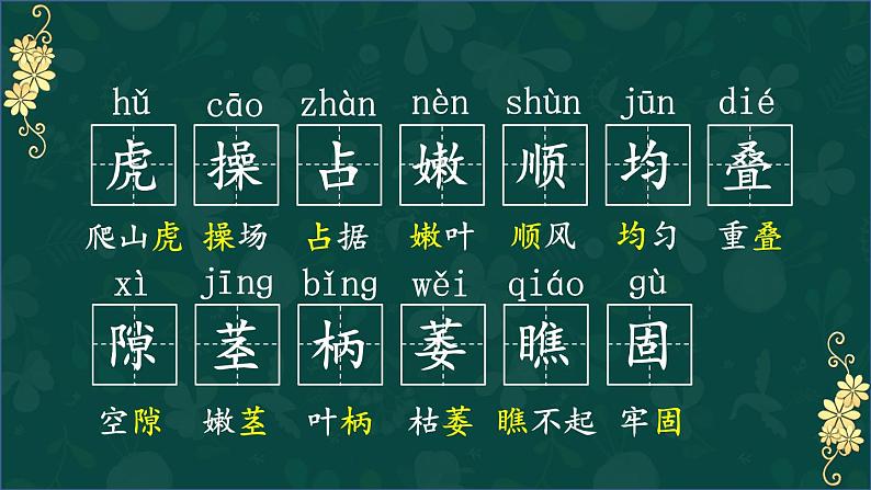 10 爬山虎的脚 课件-部编版语文四年级上册第6页