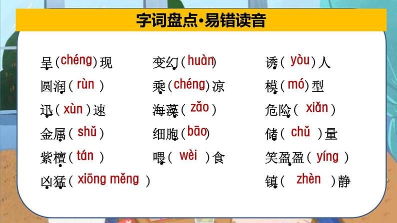 部编版语文三年级下册 第七单元总复习 课件第8页