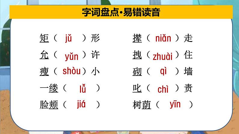 部编版语文四年级下册 第七单元总复习 课件第8页