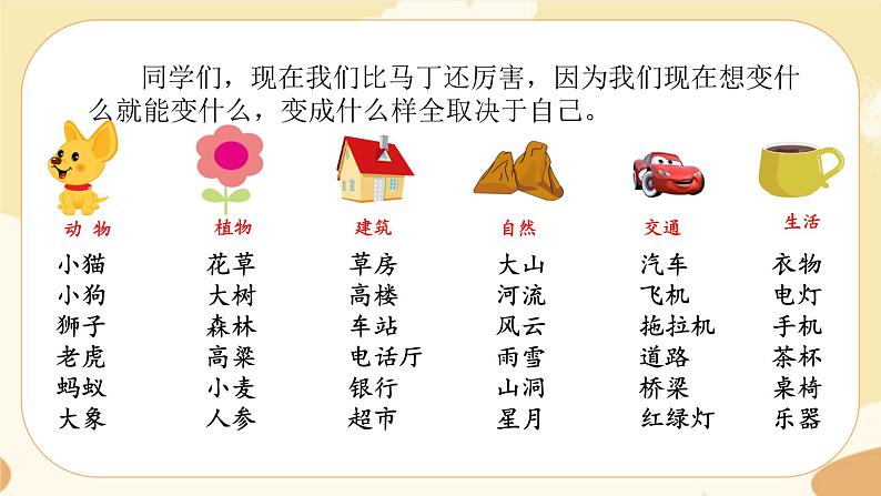 部编版语文六上 习作一:变形记(课件PPT+教案+音视频素材)05