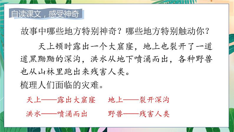 人教部编语文4上 第4单元 15. 女娲补天 PPT课件+教案+练习08