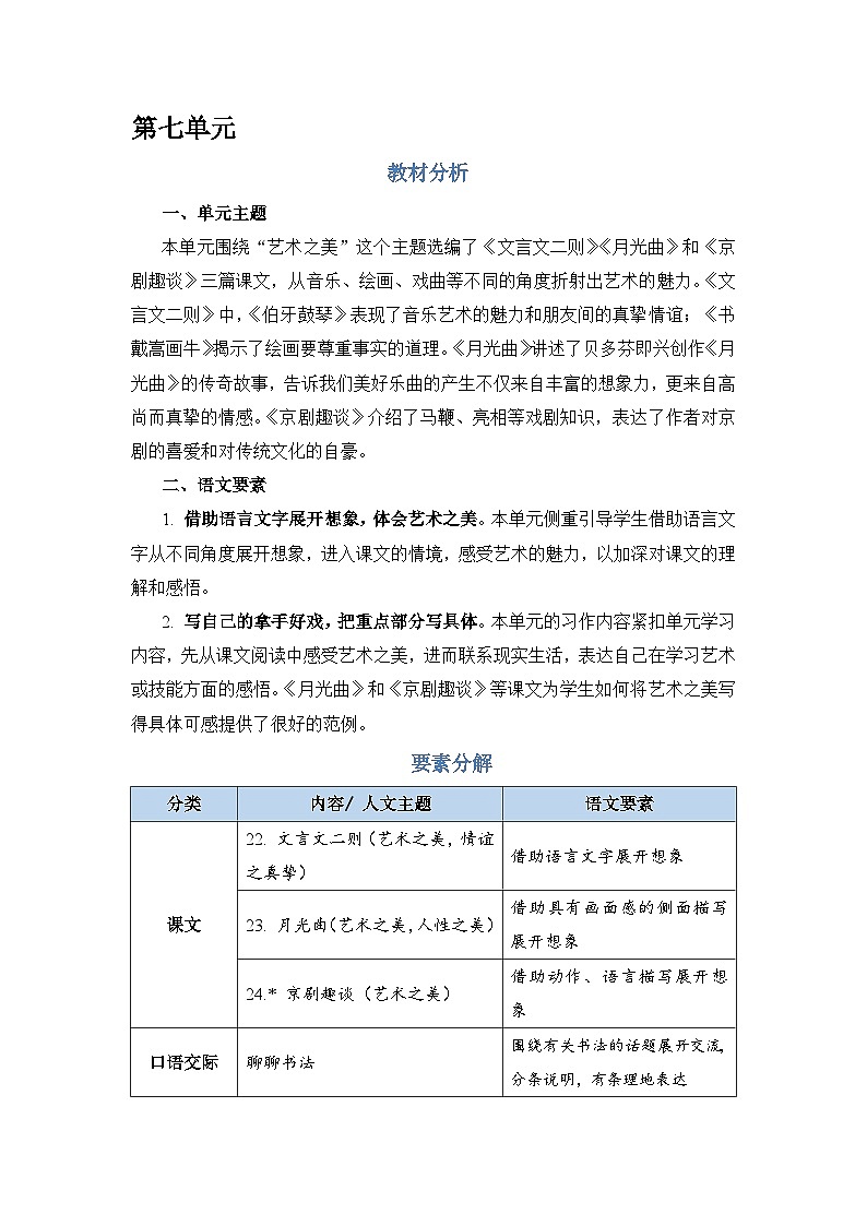 部编版语文六上 语文园地七(课件PPT+教案+音视频素材)01